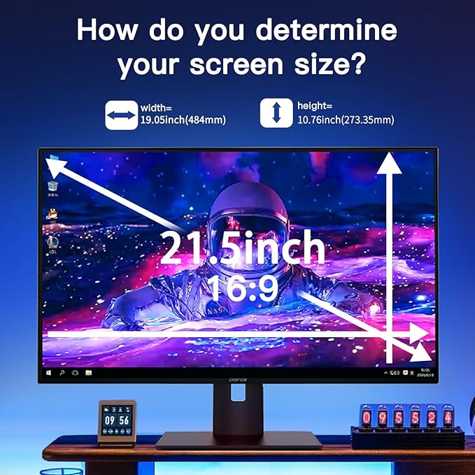 21.5 Inch Magnetic Hanging Computer Privacy Screen - Image 3