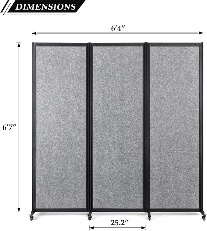 Strongbird Room Partition, Office Divider, Portable Commercial Screen Dividers - Image 4