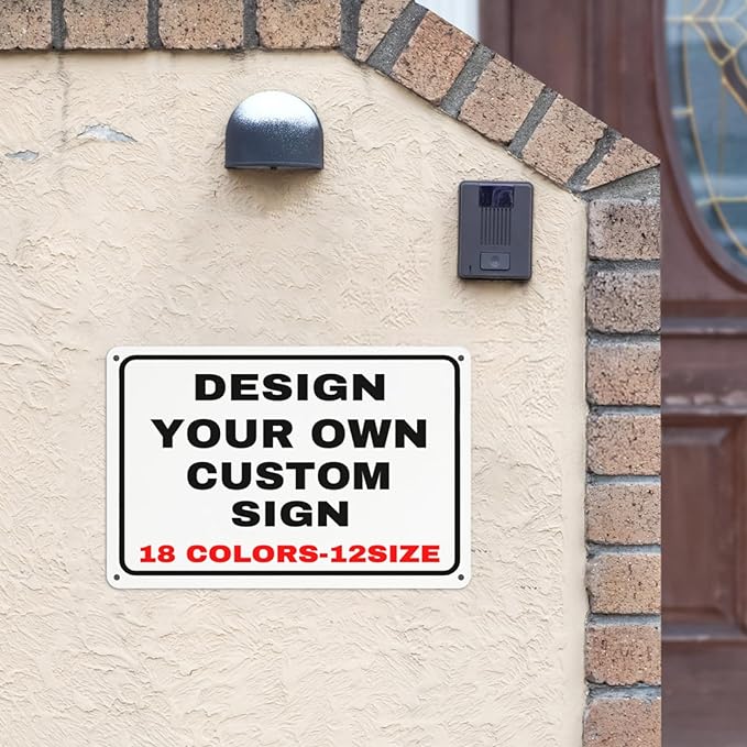 Custom Outdoor Metal Personalized Sign - Image 2