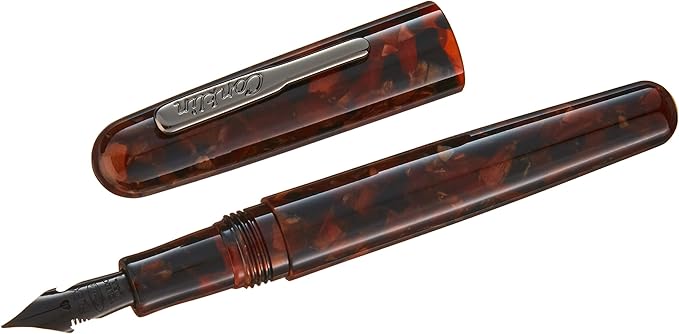 Conklin All American Fountain Pen in Brownstone – Omniflex Nib, Flexible Design - Image 2