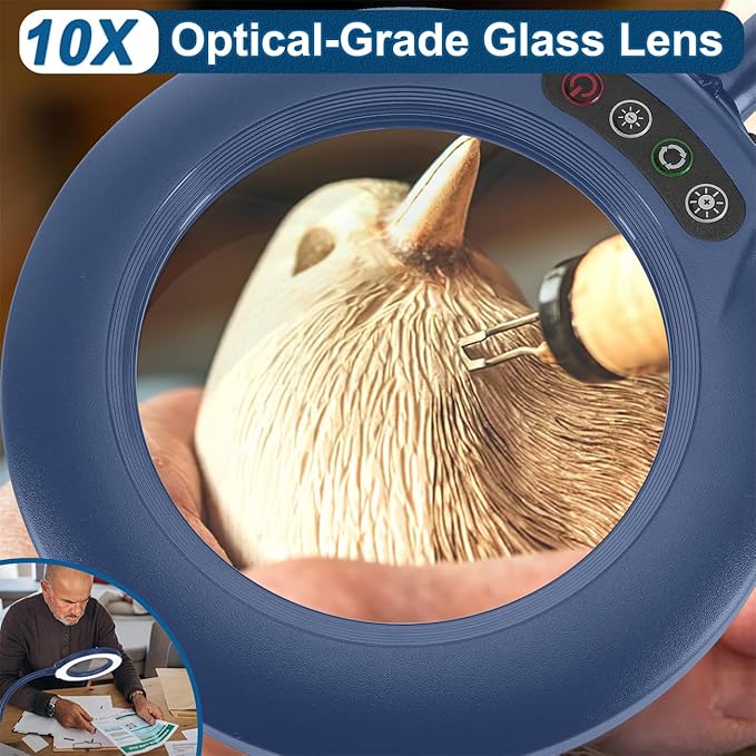 IVMAIE 10X Magnifying Glass - Image 2