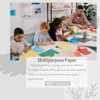 Colored Print&Copy Paper 8.5x11 Inches, 180 Sheets 6 Colors Pastel A4 Printer - Image 7