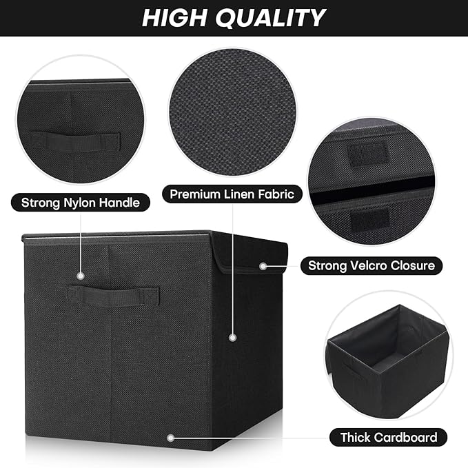 Bagnizer Large 17" 42 Quarts Collapsible Stackable Storage Bins - Image 5