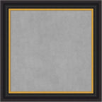 Amanti Art Black Framed Magnetic Board 30x30 Medium Vision Board by AmantiArt