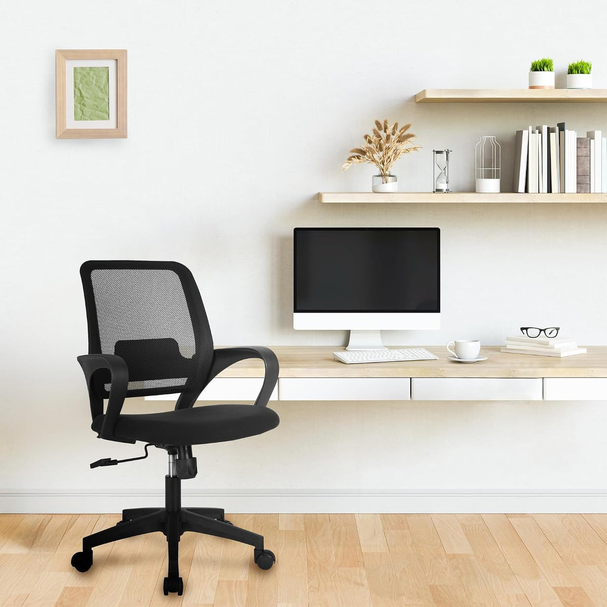 neo chair home office desk chair ergonomic mesh on a desk or shelf