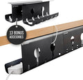 No-Drill Under Desk Cable Management Tray by COREMINDED
