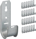ICC 1-5/16"-Inch Wall Mount J-Hook – 25-Pack, Cable Support Hooks Without by ICC