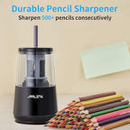 JARLINK Electric Pencil Sharpener, Heavy-Duty Helical Blade to Fast Sharpen - Image 6