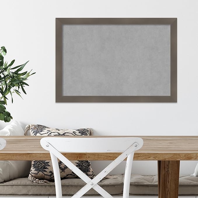 Amanti Art Grey Framed Magnetic Board 18x26 Medium Vision Board - Image 5