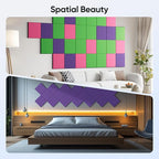 UNECHO 12 Pack 12" X 12" X 0.4" Acoustic Panels - Image 5
