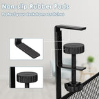 Cable Management, 2 Pack Cable Management Under Desk No Drill, Metal Cord - Image 3