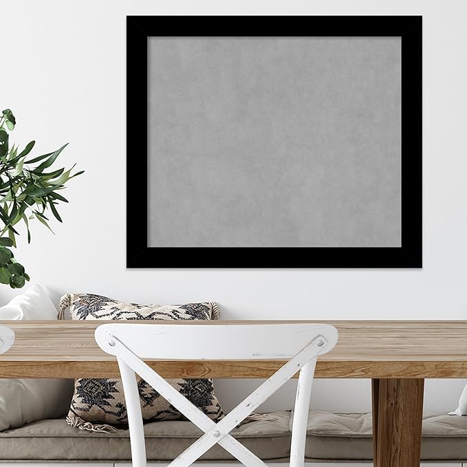 Amanti Art Black Framed Magnetic Board 23x27 Medium Vision Board - Image 5