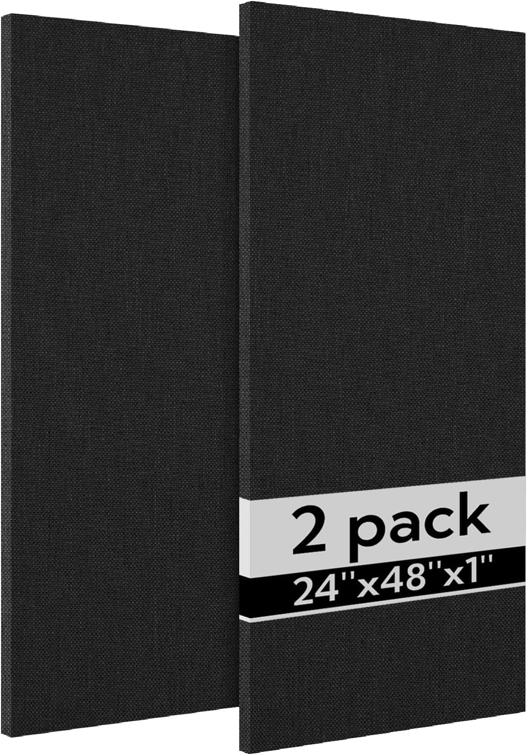 Olanglab Acoustic Panels 2 Pack, Fabric Wrapped Sound Proof Foam Panels