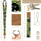 bolimoss Cute 2-in-1 ID Badge Holder & Lanyard Wallet, 5 Card Slots, 1 Side - Image 3