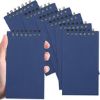 Tenceur 6 Pcs Pocket Notebook Bulk Small 3x5 Inch Spiral Notepads Mini Top by Tenceur