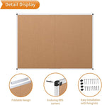 VIZ-PRO Cork Bulletin Board/Foldable Noticeboard, 36 X 24 Inches - Image 3