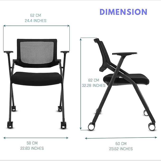30 Pack Stackable Conference Room Chairs - Image 2