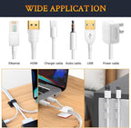 SOULWIT 50 Pcs Self Adhesive Cable Management Clips, Cable Organizers Sticky - Image 6