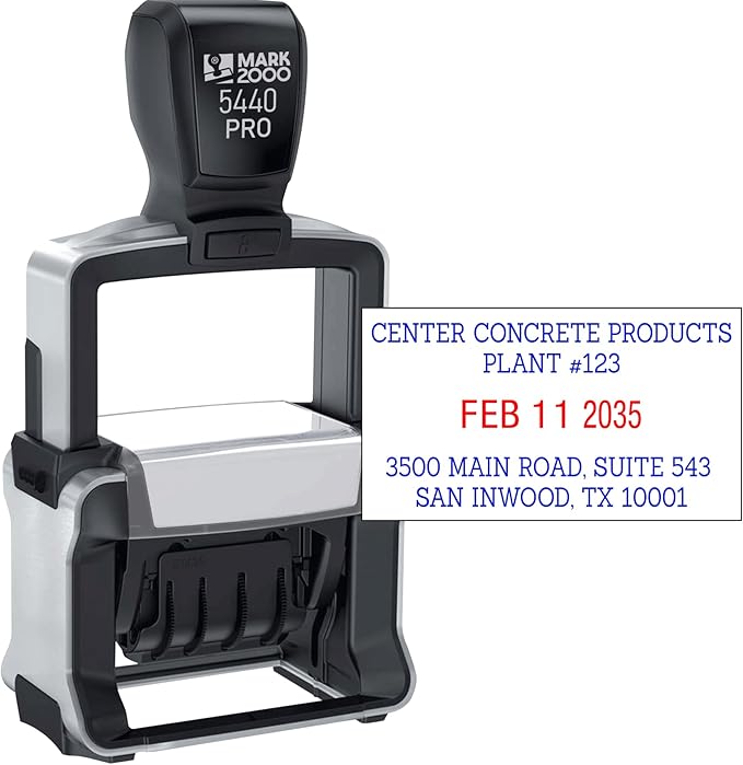 Mark 2000 5440 Professional Self Inking Date Stamp by Mark2000