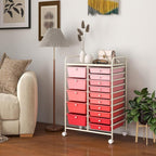 GOFLAME 15-Drawer Rolling Storage Cart, Craft Storage Cart - Image 9