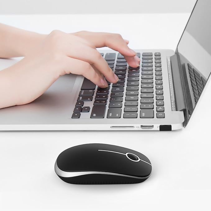 VssoPlor Wireless Mouse, 2.4G Slim Portable Computer Laptop Mouse - Image 4