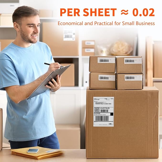 JADENS Thermal Shipping Labels 4x6-350 Labels, Compatible - Image 3