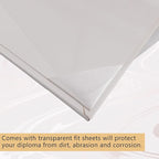GraduationMall 11"x14" Smooth Padded Diploma Cover Certificate Holder White - Image 5