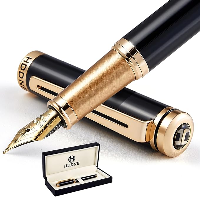 HDDNB Black Luxury Fountain Pen Set by Unknown
