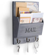 DLQuarts Mail Organizer with Key Holder by DLQuarts