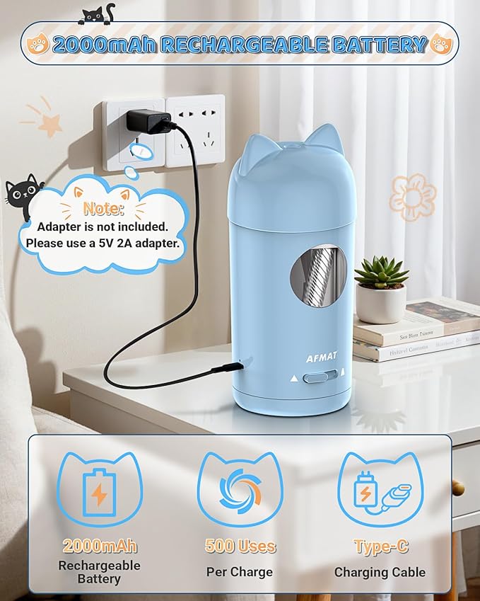 AFMAT Electric Pencil Sharpener, Pencil Sharpener - Image 6