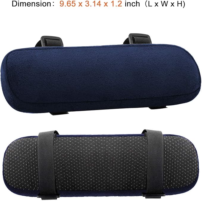 MOSISO Chair Armrest Pads, Memory Foam Home/Office Chair Arm Rest Covers Comfy - Image 7