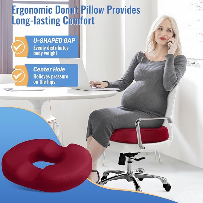 CloudBliss Donut Pillow Seat Cushion Chair Pad - Image 3