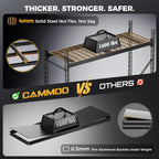 cammoo 6000lbs heavy duty storage shelves, 61''w x, side view