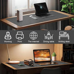 DAWNTREES Desk Mat Protector, PU Leather Desk Pad, Non Slip, Large Mouse Pad - Image 3