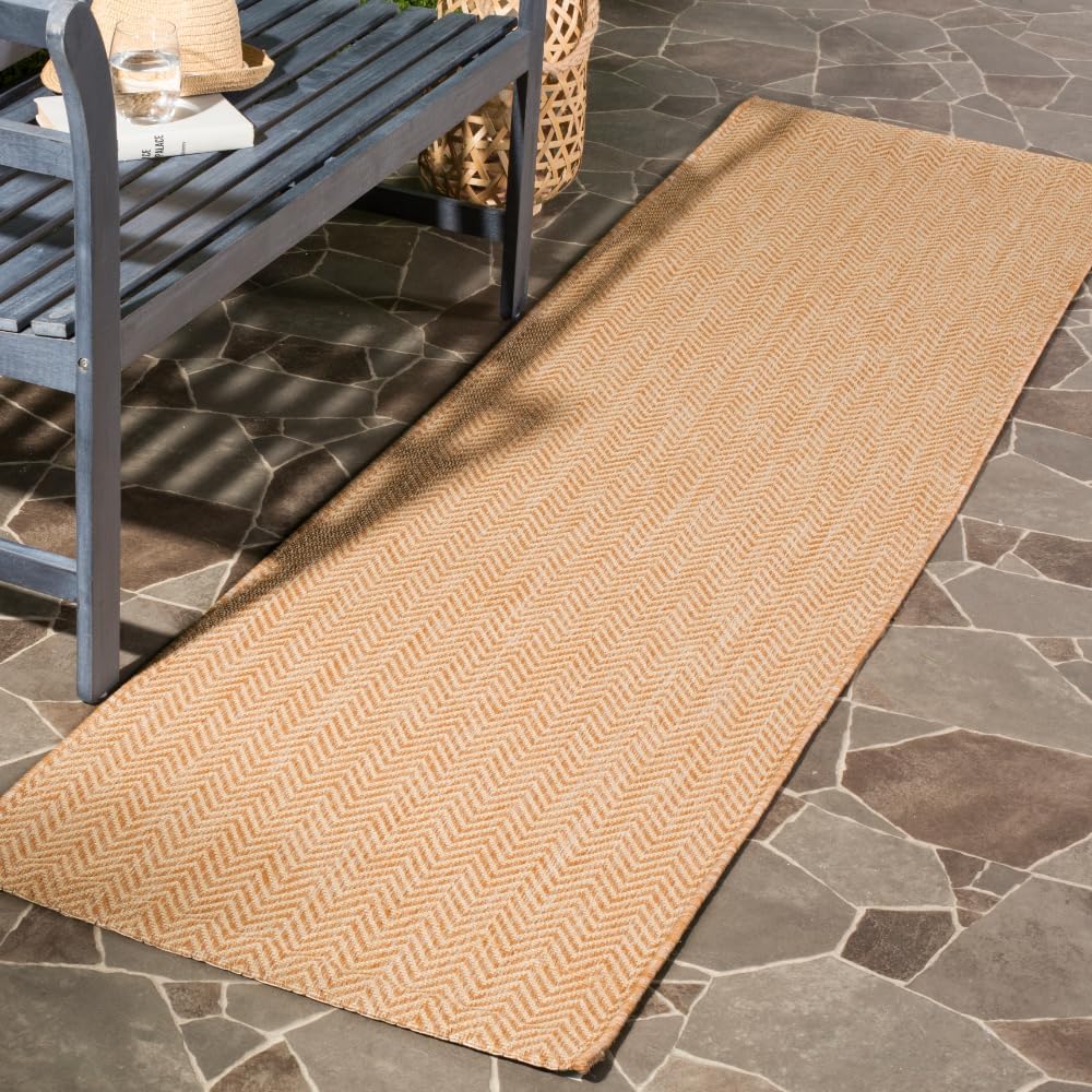 safavieh outdoor runner rug 2'3"x6'7" - courtyard collection, main product view