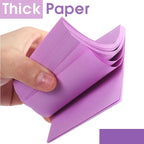 Thenshop 12 Pads Purple Sticky Notes 3''x3'', Self Stick Notes Pads Purple - Image 3