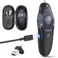 Presentation Clicker with Case Storage: PowerPoint Wireless Presenter Remote by CLIKBUTM%C2%AE