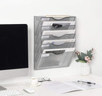 EasyPAG Hanging Wall File Organizer, 5 Pocket Wall Mounted Mail Organizer - Image 7