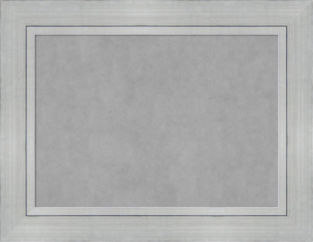 Amanti Art Silver Framed Magnetic Board 27x35 Medium Vision Board