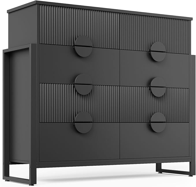 LGHM Fluted Dresser for Bedroom by WelcometoLGHMHome