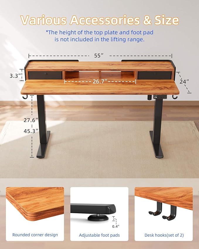 YIHAYO Electric Standing Desk - Image 3