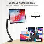 Houele Tablet Stand Holder, Adjustable Foldable Tablet Arm iPad Desk Mount - Image 2