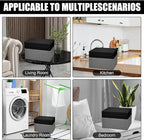 Bagnizer Large 22 Quart Linen Fabric Foldable Storage Bin Cube Organizer Basket - Image 7