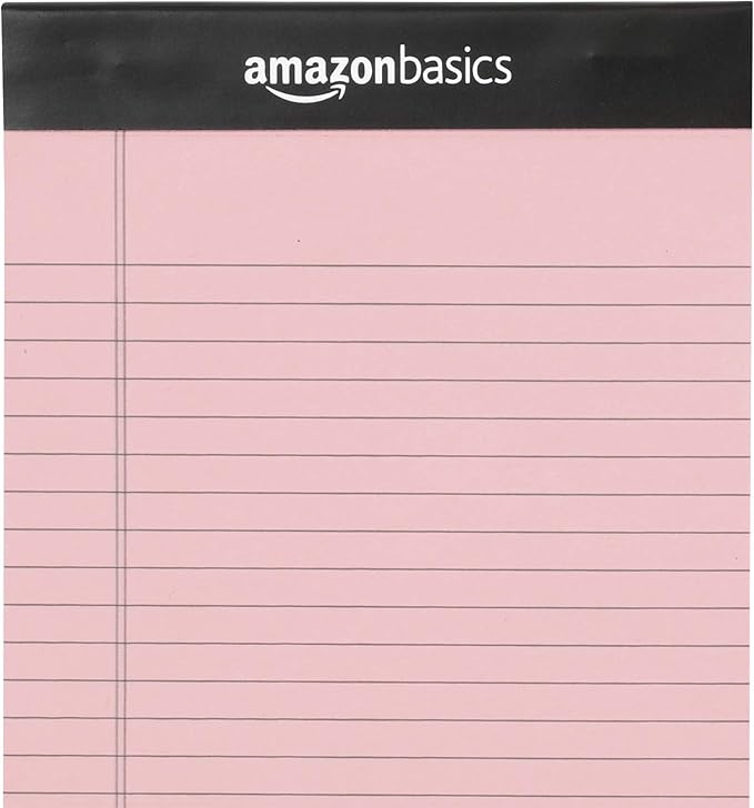 Amazon Basics Narrow Ruled 5-Inch by 8-Inch Lined Writing Note Pads - Image 4