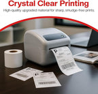 4" x 2" Direct Thermal Labels Roll, 10 Rolls, Compatible - Image 9