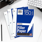 Kaisa Notebook Paper 24 Pack 8x10.5 3600 sheets College Ruled Loose Leaf Paper - Image 7