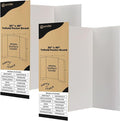 White Trifold Presentation Board 36" x 48" Self-Adhesive Science Subtitles by ENDAY