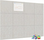Neatsure Large Cork Board for Wall, 12 Panels Felt Tiles Tack Push Pin Board by Neatsure