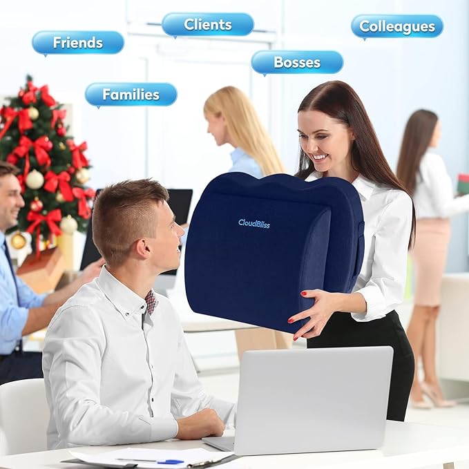 CloudBliss Seat Cushion, Office Chair Cushion, Car Seat Cushion, Lumbar Support - Image 6