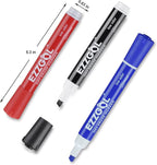 Ezzgol Dry Erase Markers Bulk, 72 Pack Basic Multi-color Red Blue Black Green - Image 2